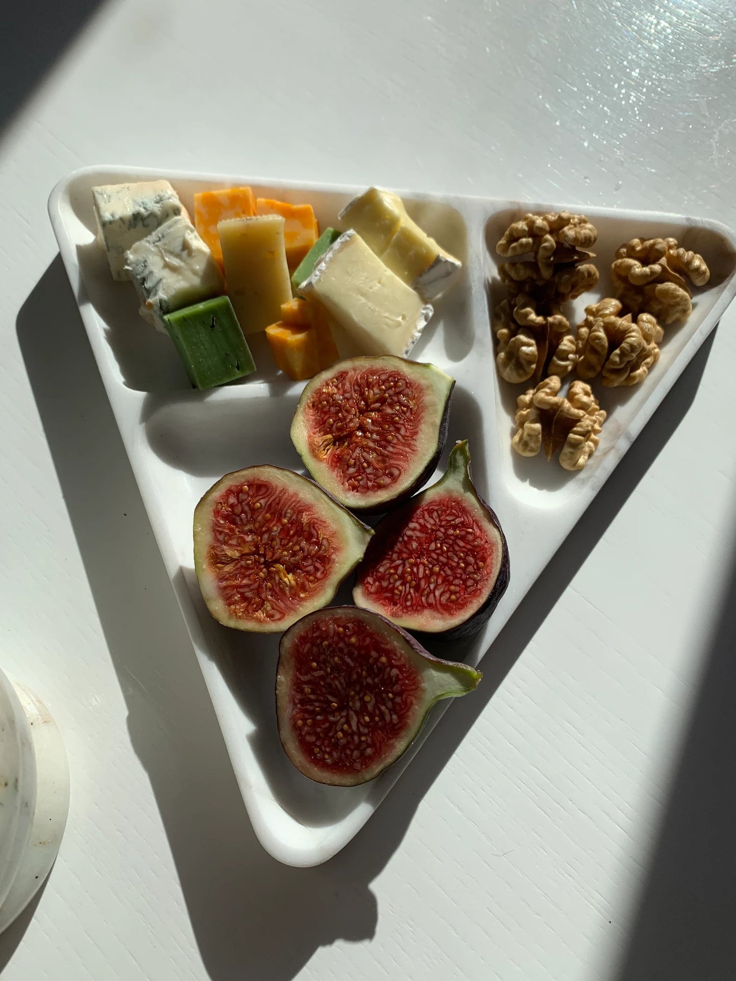 Carved marble cheese plate,decor plate