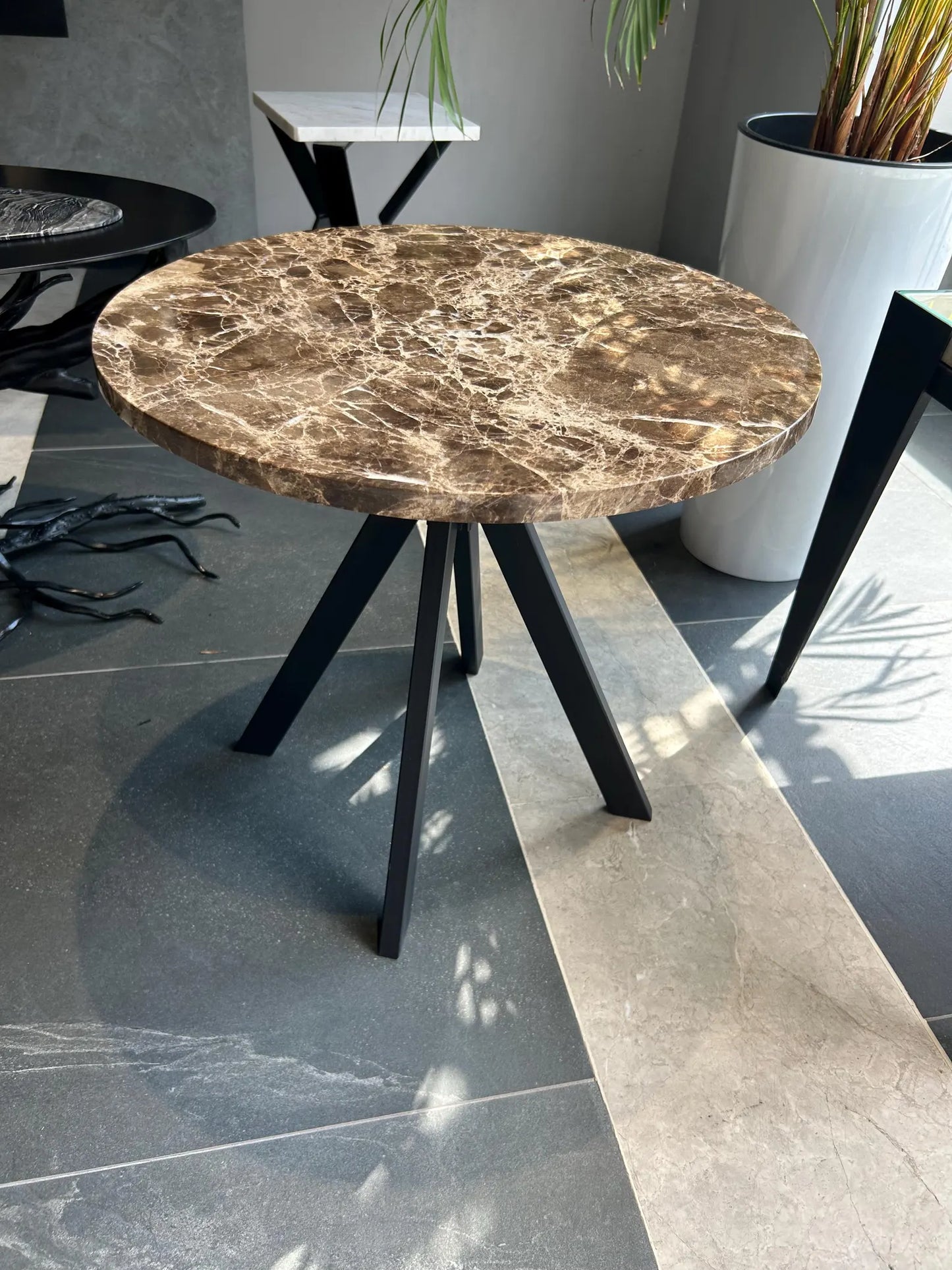 Modern marble coffee table