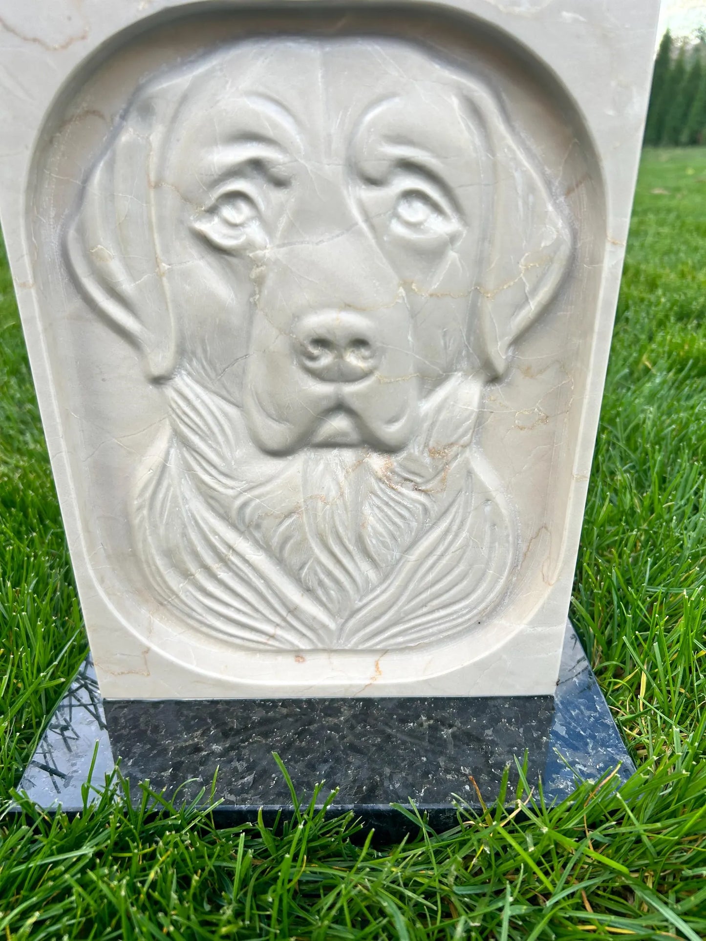 Personalized Marble Pet Memorial Stone