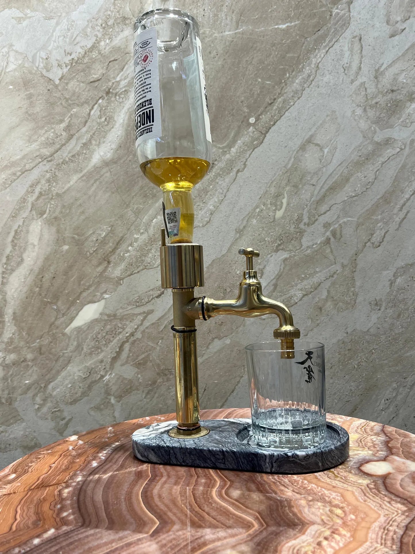 Luxury Marble Whiskey Dispenser