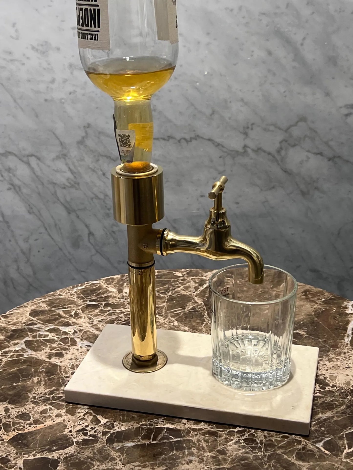 Luxury Marble Whiskey Dispenser