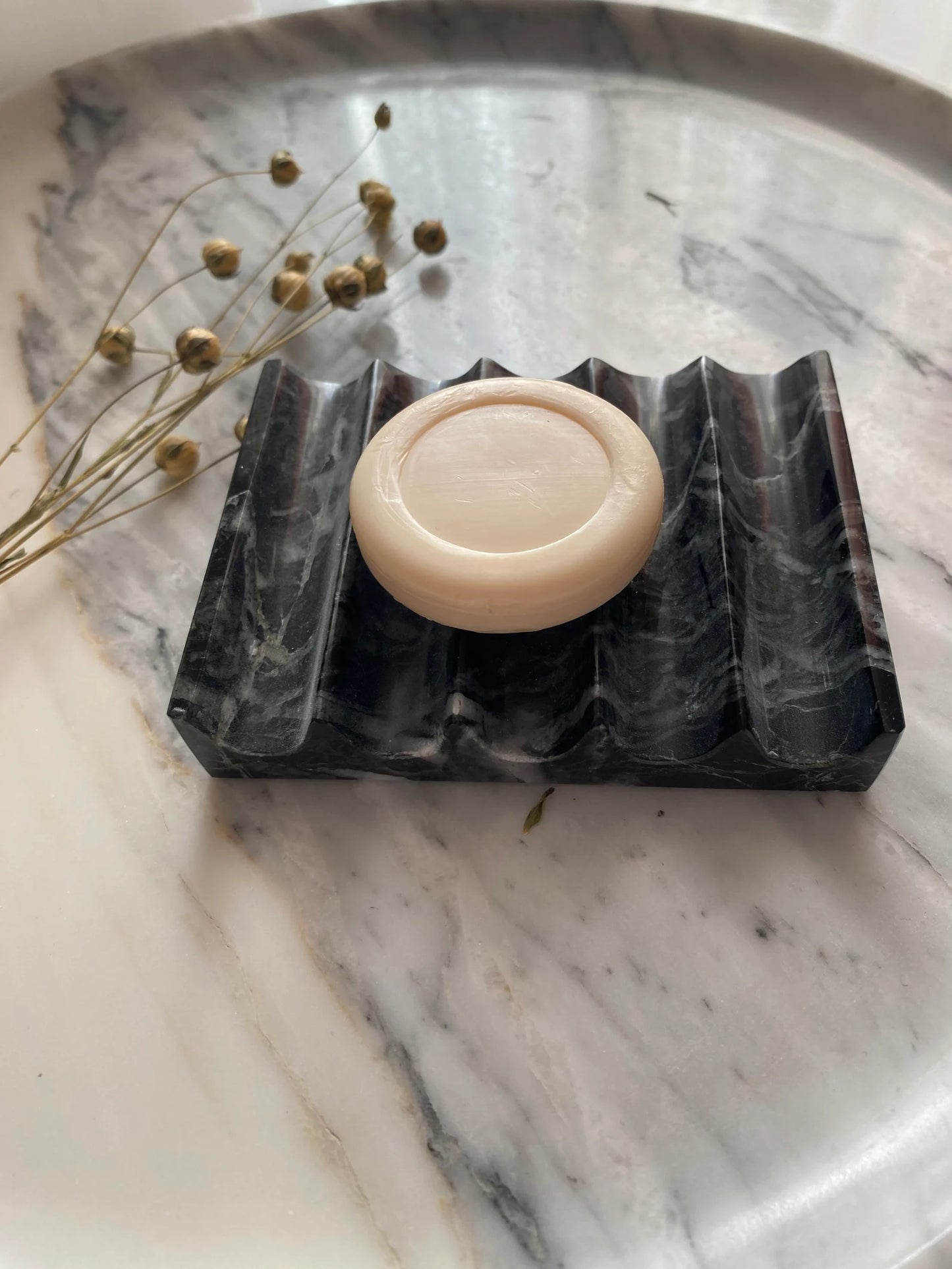 Elegant Marble Soap Dish