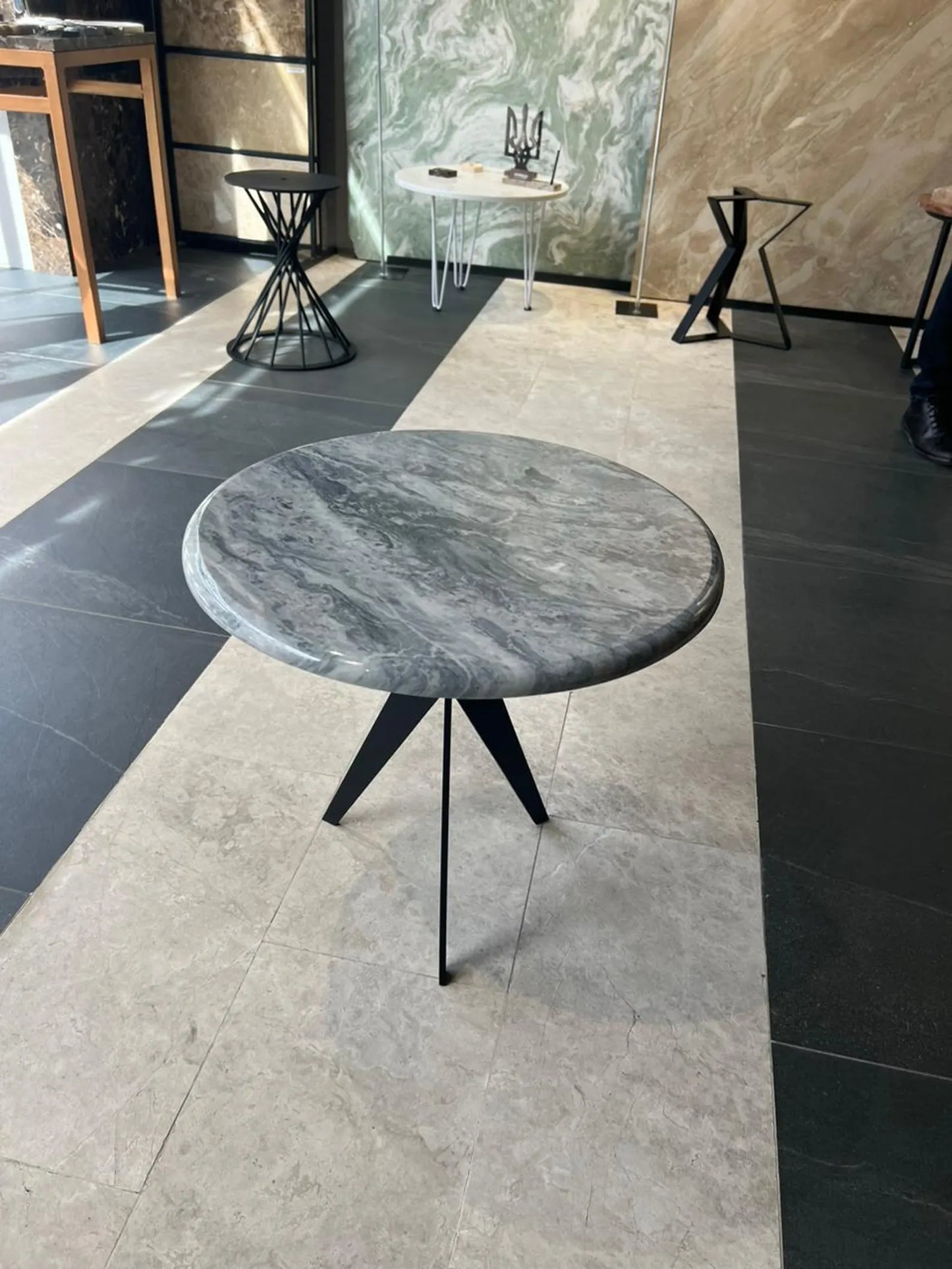 Modern marble coffee table