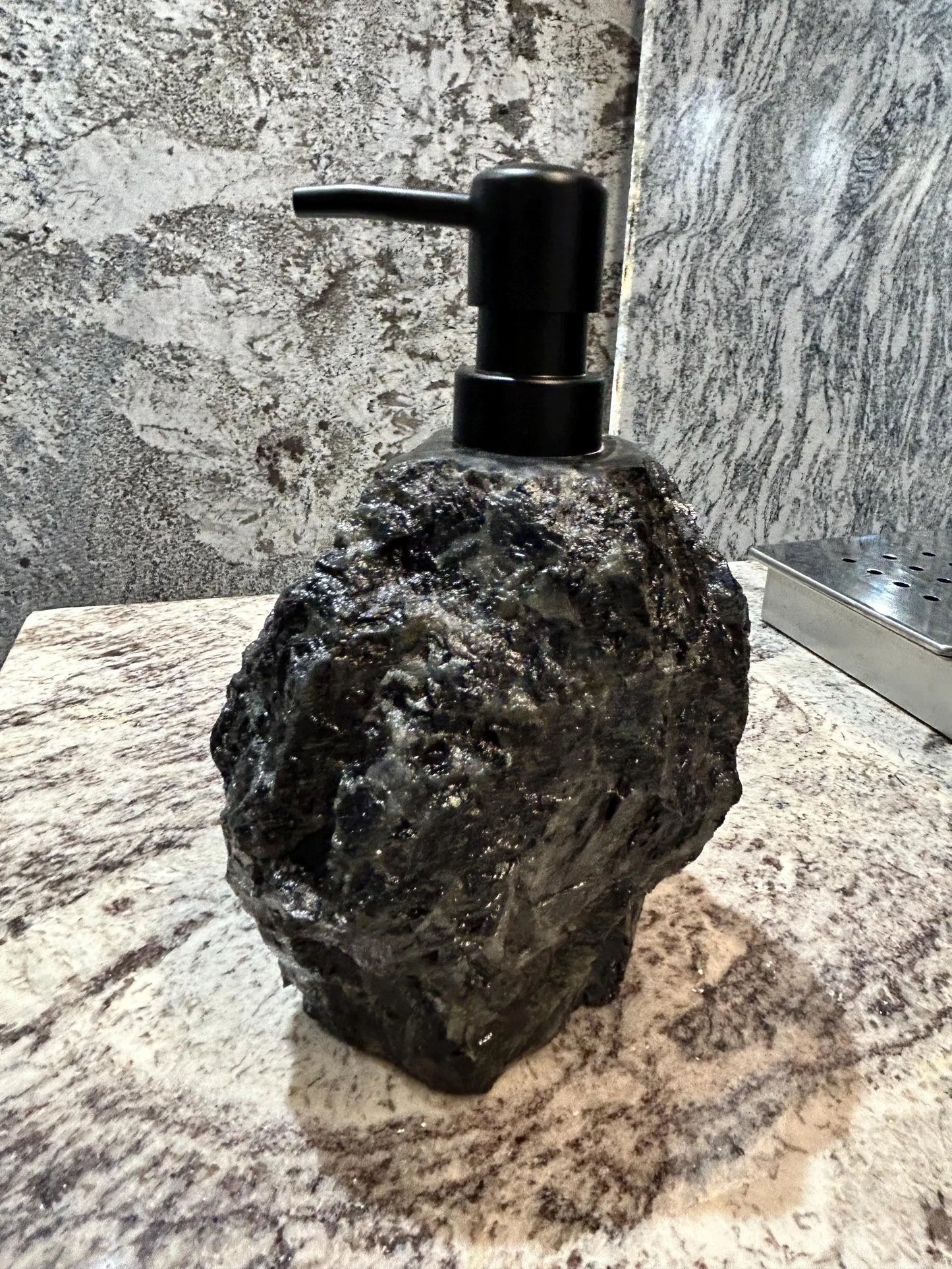 Hand soap dispenser marble, bathroom accessories