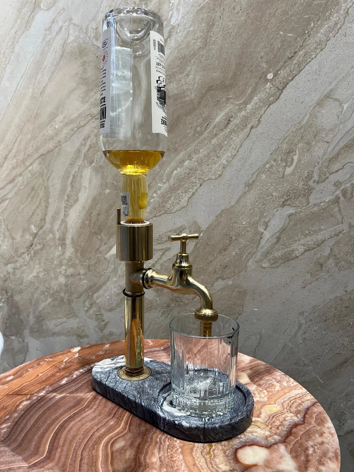 Luxury Marble Whiskey Dispenser