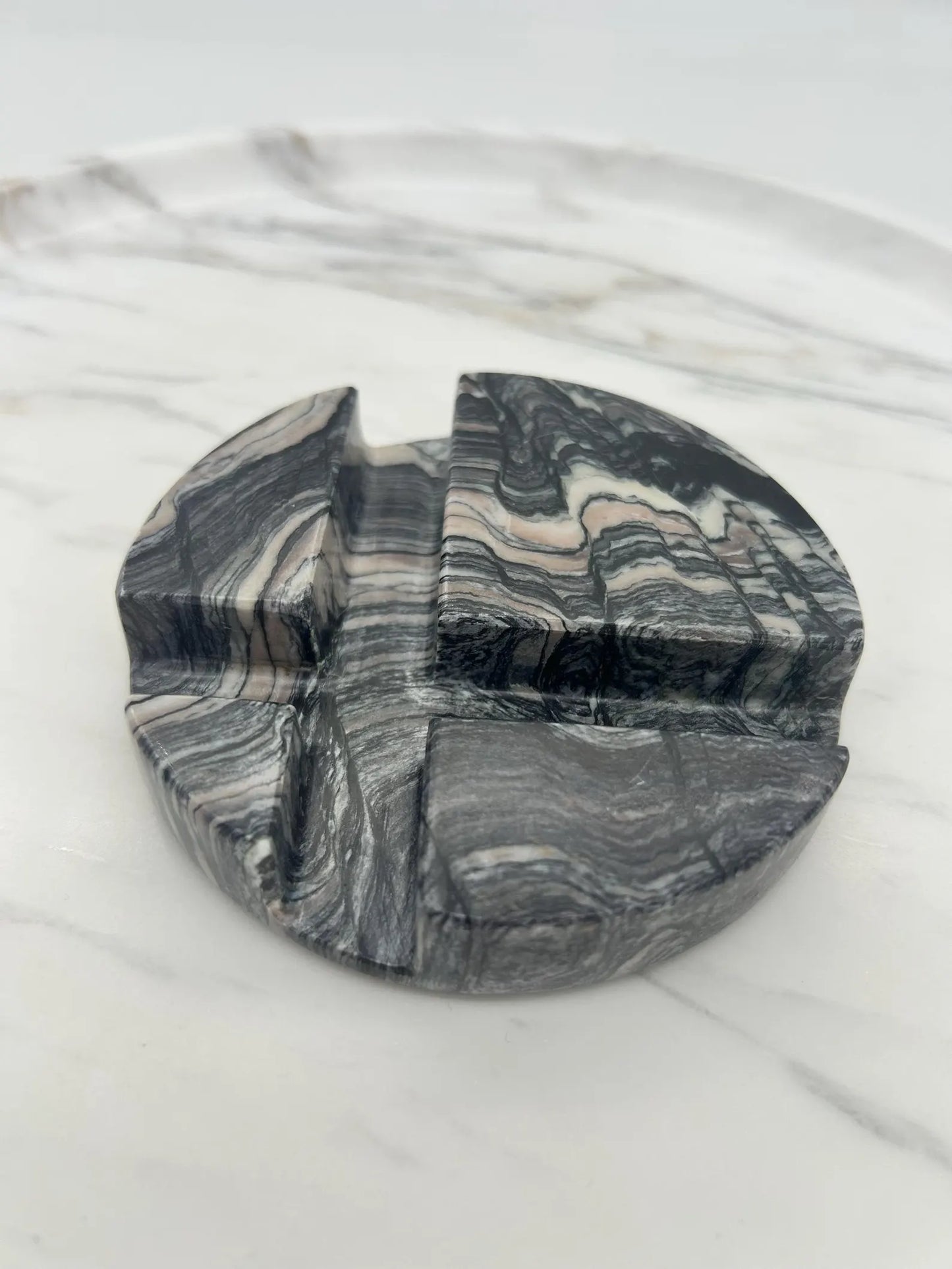 Iphone marble round stand fits all phone models,corporate gift