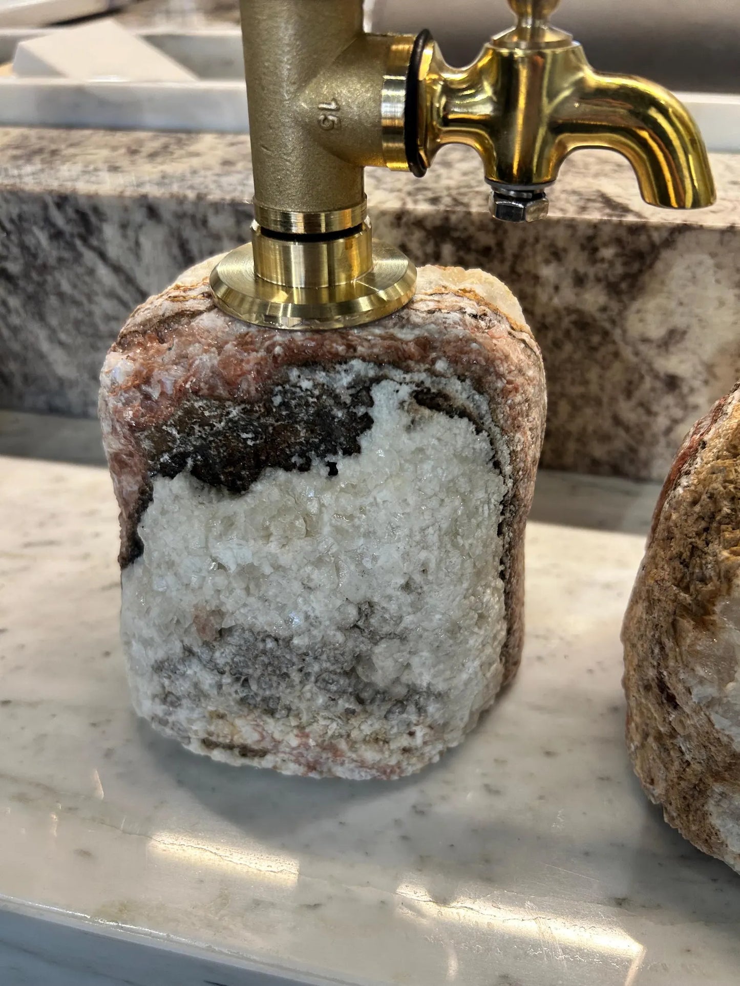 Marble Whiskey Decanter, Luxury Liquor Dispenser