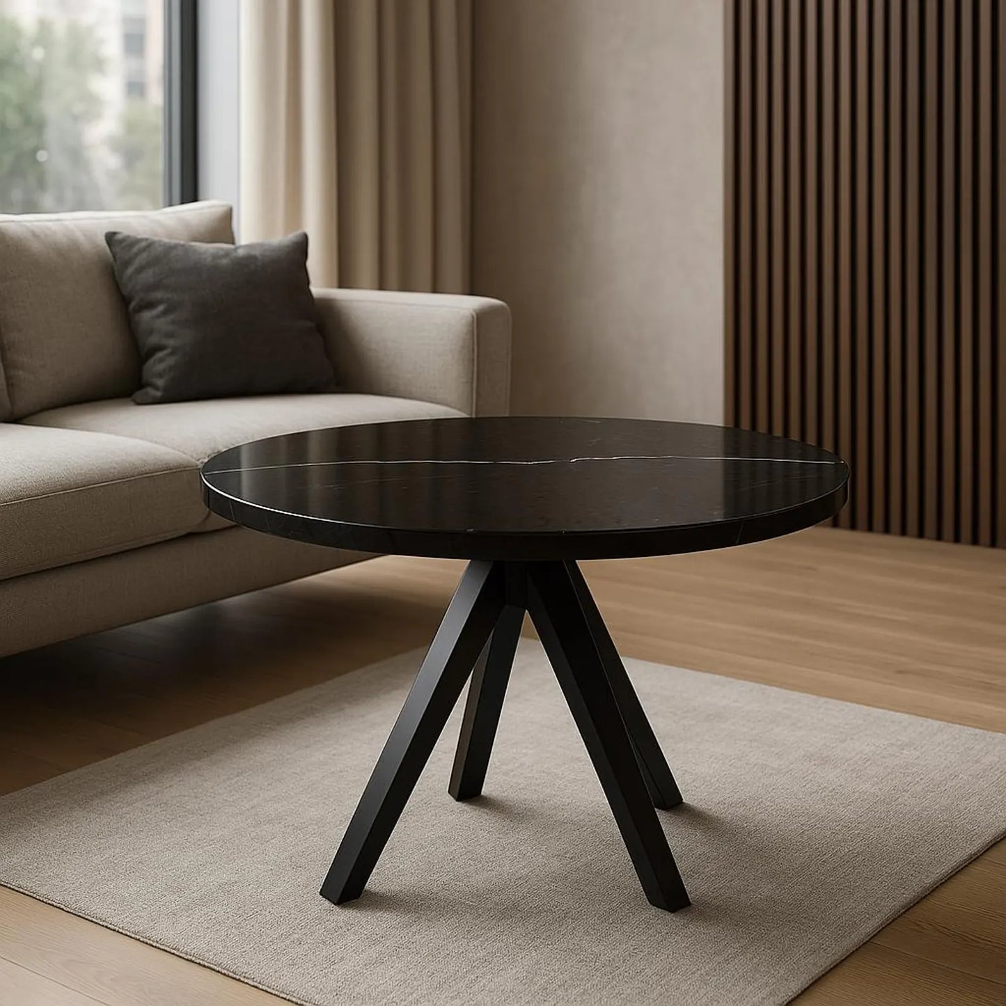 Modern marble coffee table